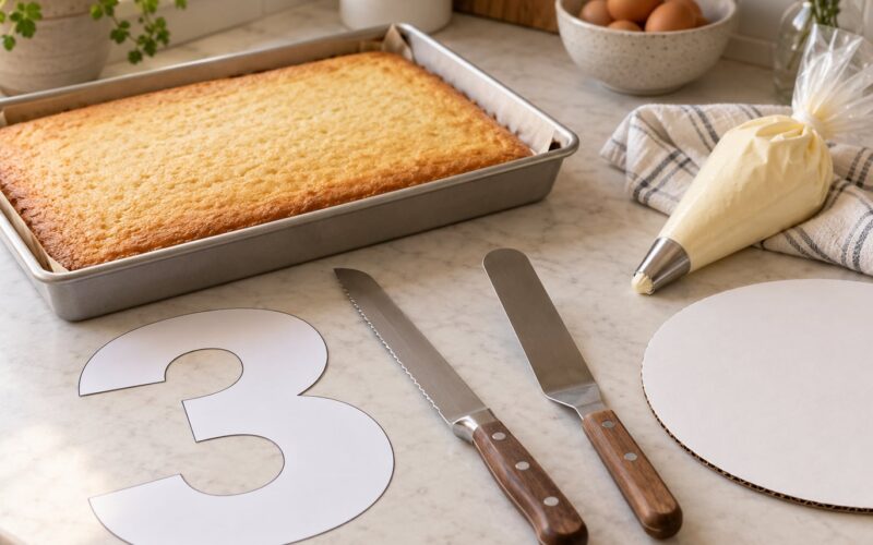 How to Make a Number Cake Shape Without a Pan: Easy Guide 2026