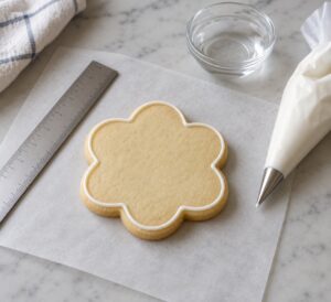 how to get crisp lines when outlining cookies