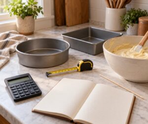 how to adjust baking time for a different pan size