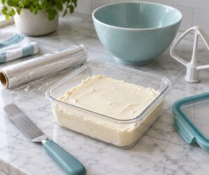 how to freeze buttercream and rewhip it