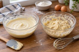 what does overmixing cake batter do