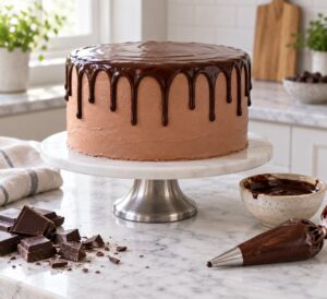 how to make a ganache drip the right consistency
