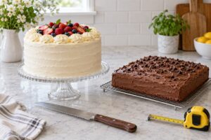 how to figure out cake serving sizes=