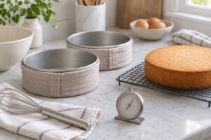 how to make a cake rise evenly