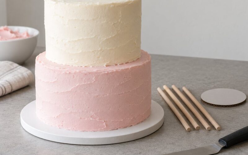 How to Stack a Two Tier Cake at Home: Easy Steps 2026