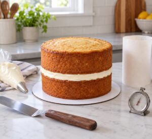 how to make a cake taller without more batter