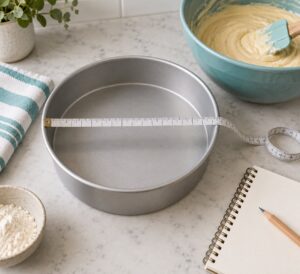 how to convert a cake pan size for a recipe