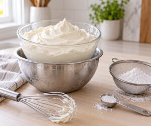 how to thicken frosting that is too runny