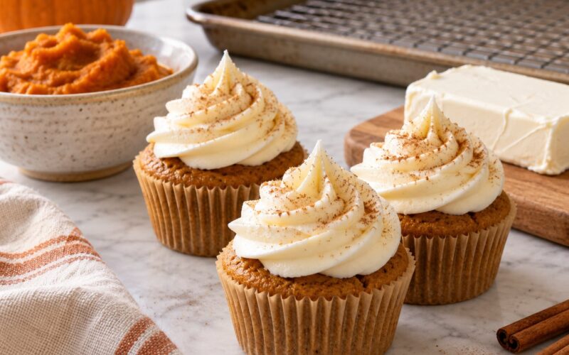 How to Make Pumpkin Cupcakes with Cream Cheese Frosting 2026