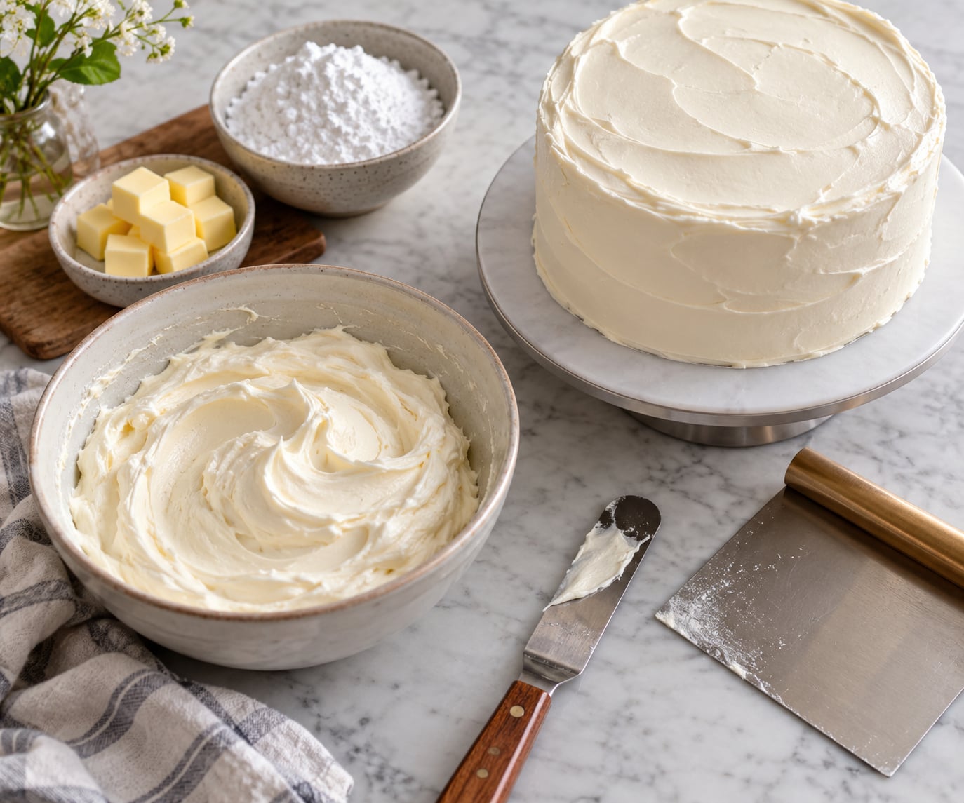 how to make buttercream frosting smooth