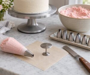 how to use piping tips to make flowers
