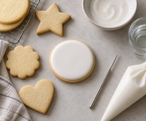 how to flood cookies with royal icing