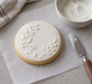 how to fix cracked royal icing on cookies