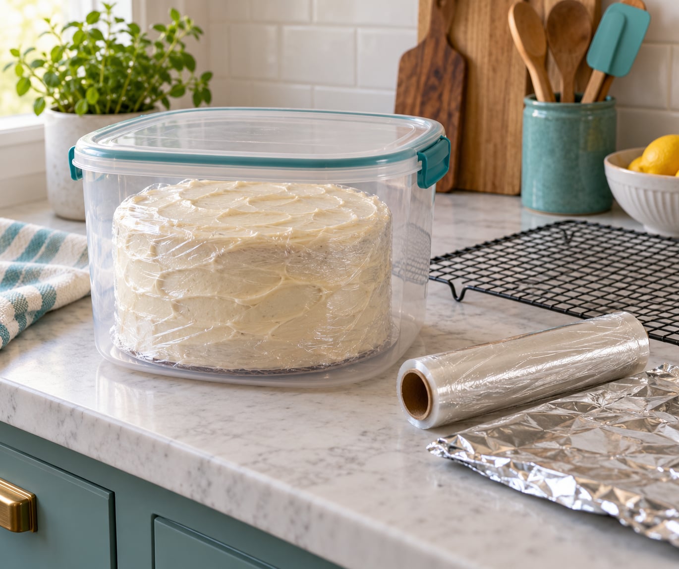 how to make a cake ahead of time for a party