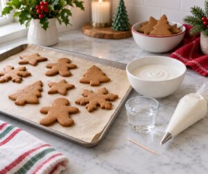 how to decorate gingerbread cookies with royal icing