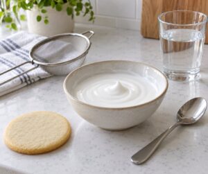 how to thin royal icing to the right consistency