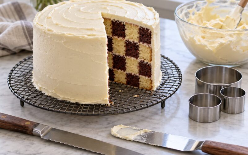How to Make a Checkerboard Cake: Simple Step-by-Step Guide (2026)