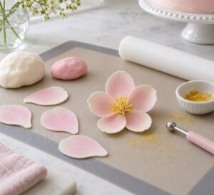 how to make gum paste flowers for beginners