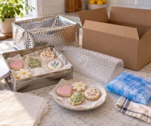 how to mail decorated cookies in summer