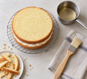 how to soak cake layers without sogginess