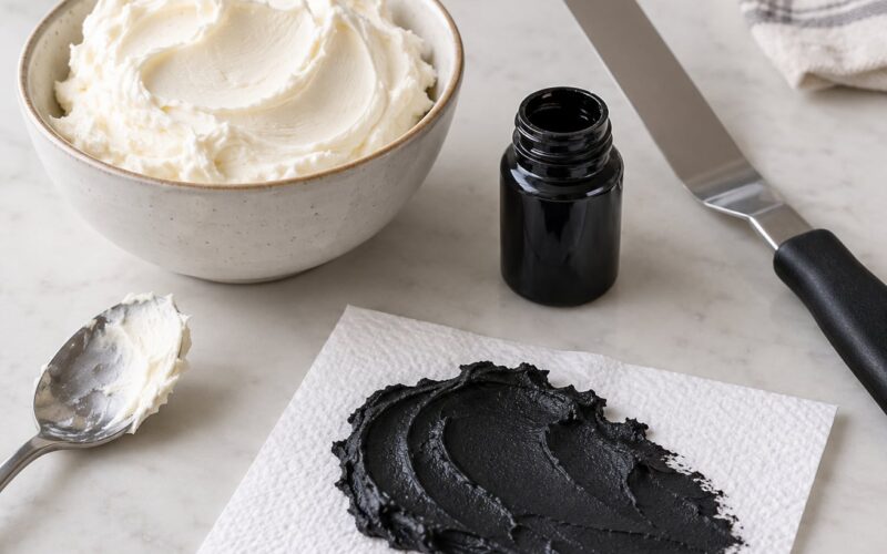 How to Color Buttercream Dark Black Without Gray (2026)