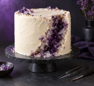 how to make a geode cake