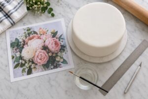 how to make edible image cake toppers at home