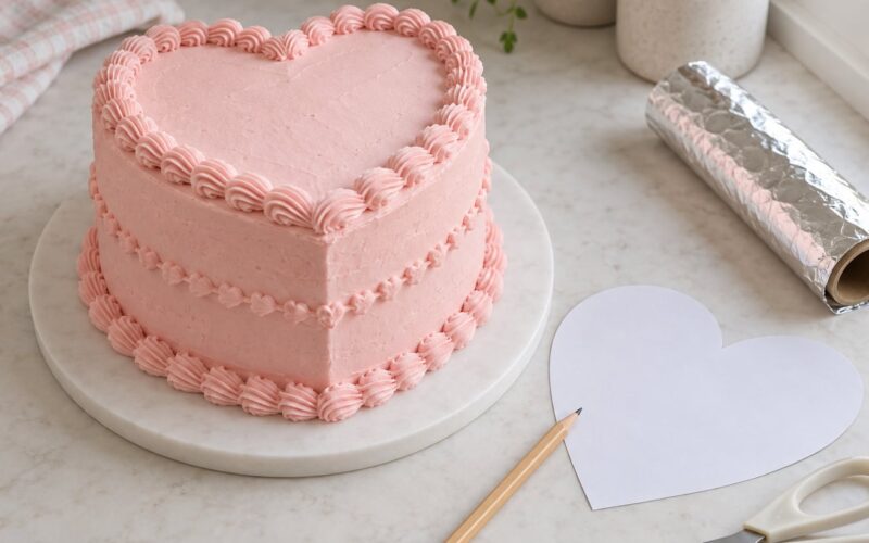 How to Make a Heart Shaped Cake Without a Pan, Easy Guide 2026