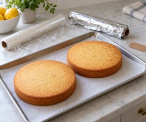 how to freeze cake layers before decorating