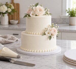 how to make a wedding cake at home for beginners
