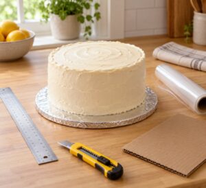 how to make a cake board at home
