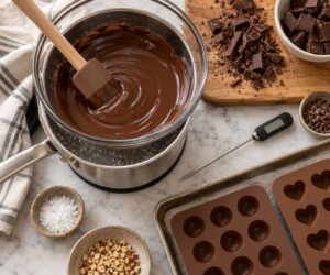 how to temper chocolate for cake decorations