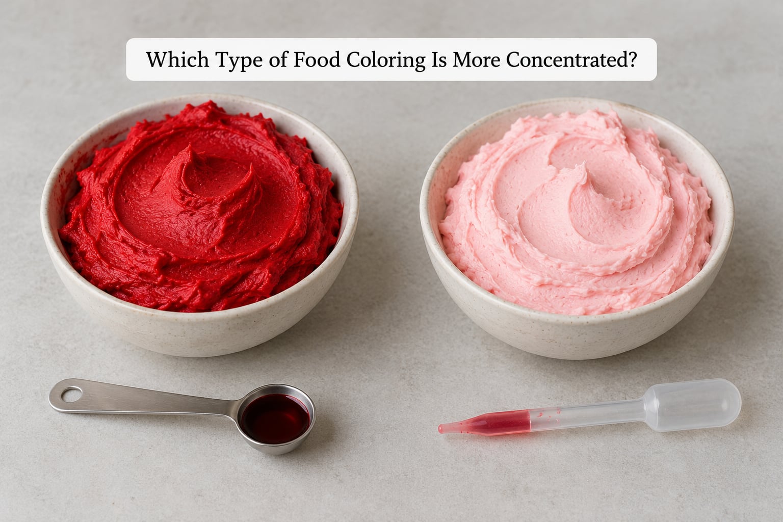 Which Type of Food Coloring Is More Concentrated?