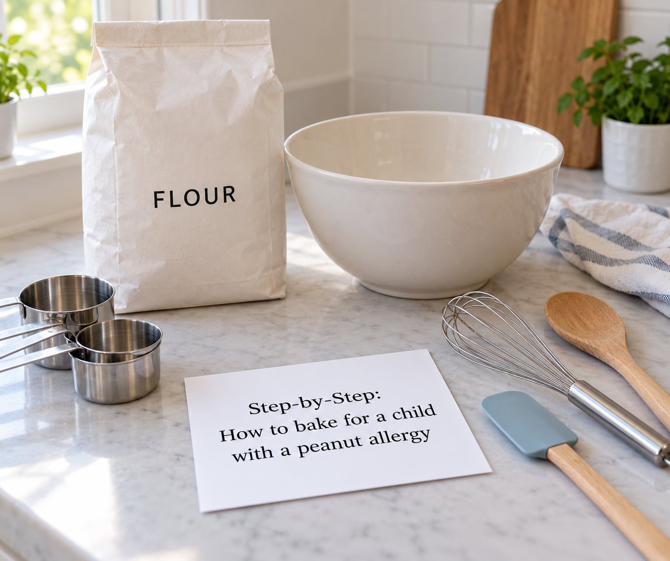 Step-by-Step: How to bake for a child with a peanut allergy