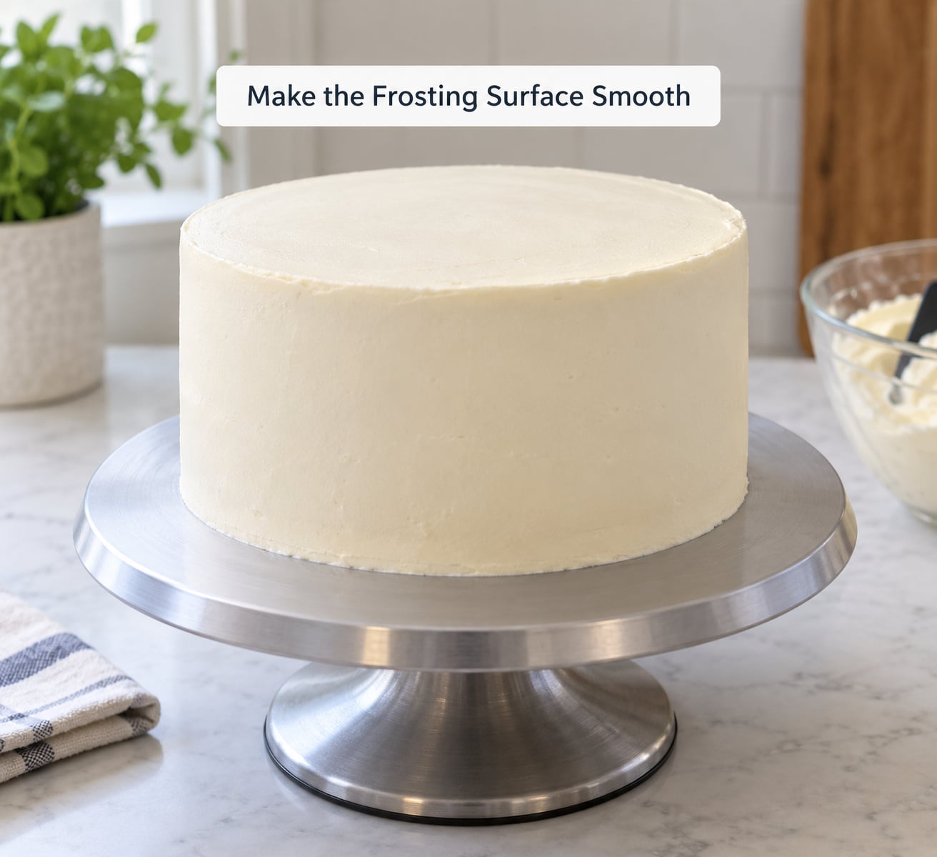 Make the Frosting Surface Smooth