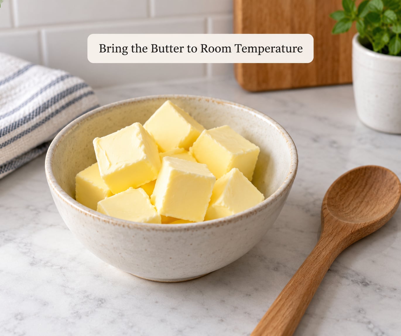 Bring the Butter to Room Temperature