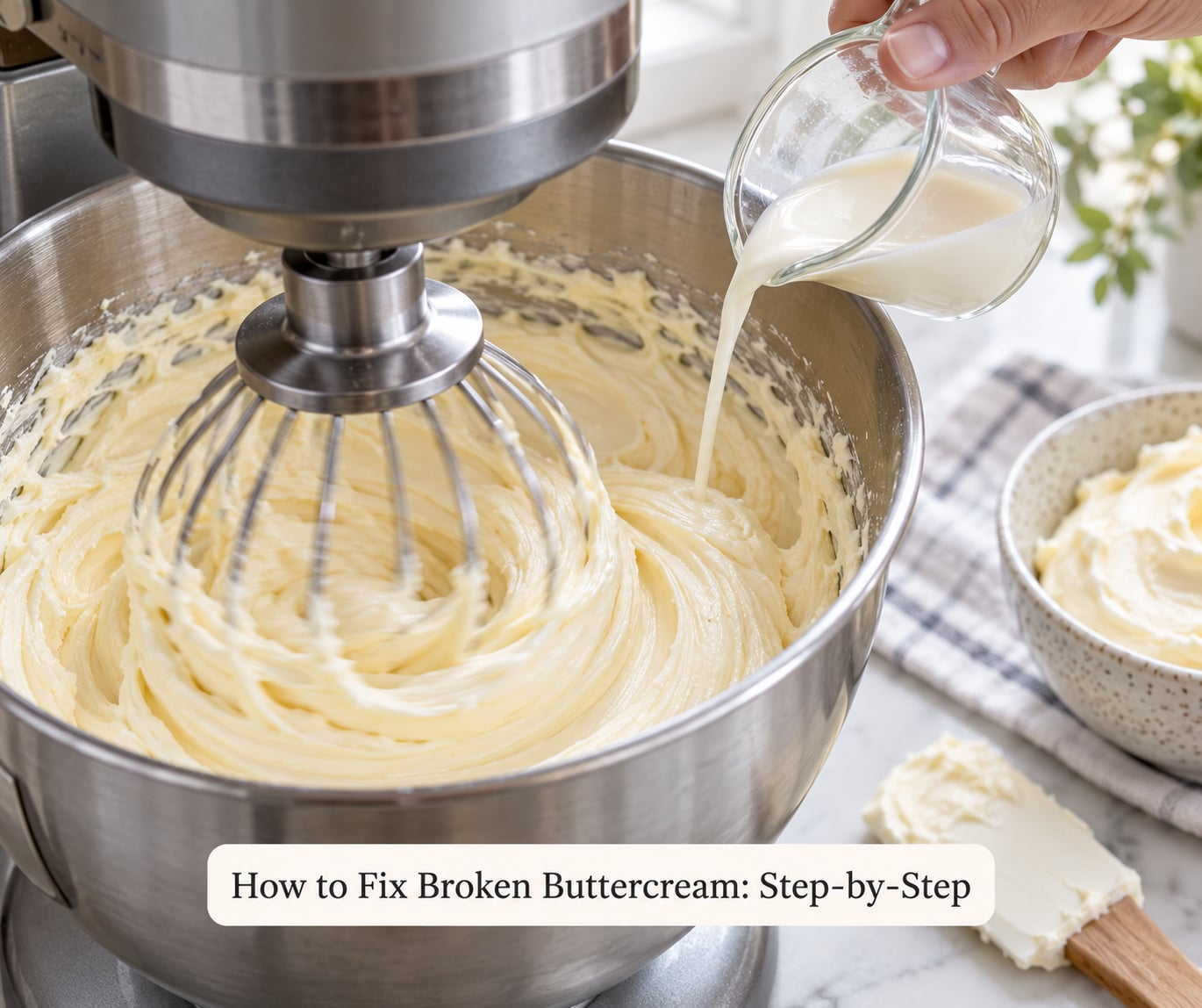 How to Fix Broken Buttercream: Step-by-Step