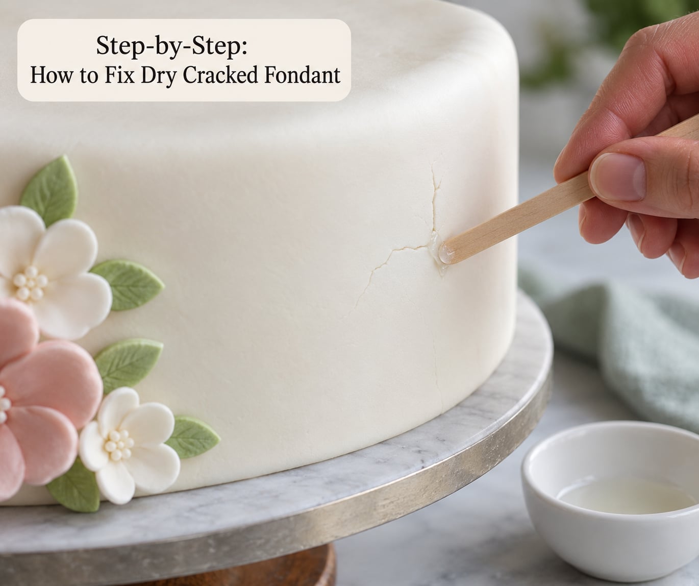 Step-by-Step: How to Fix Dry Cracked Fondant