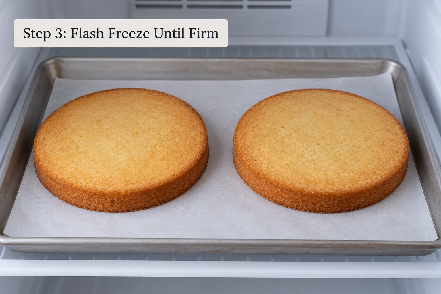 Step 3: Flash Freeze Until Firm