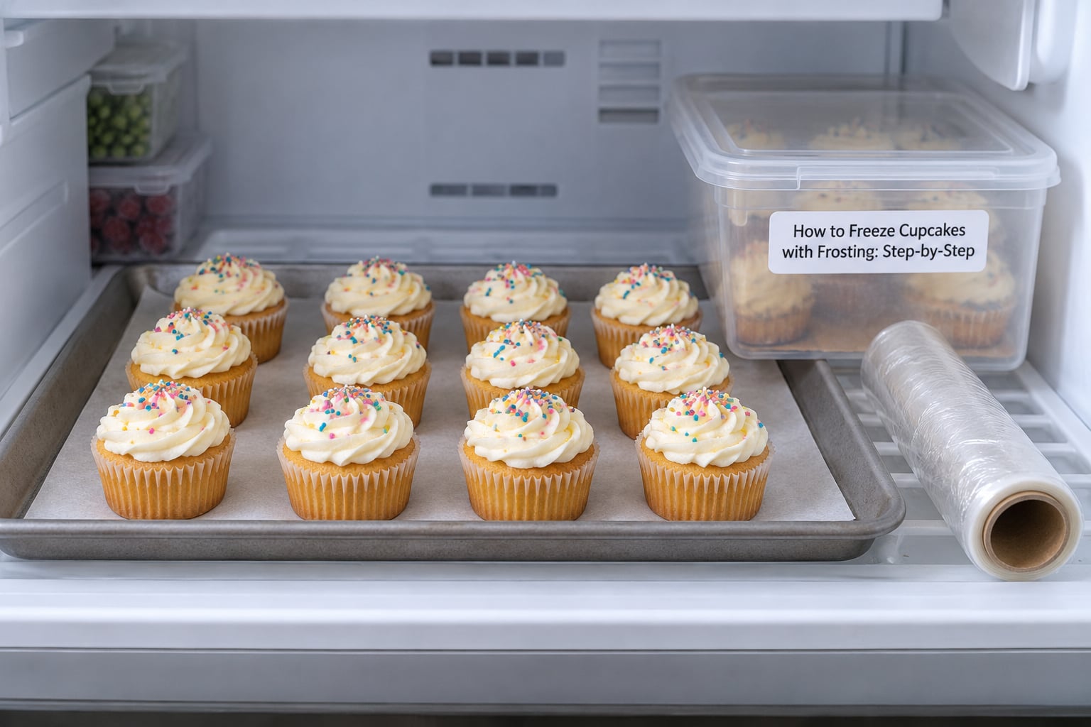 How to Freeze Cupcakes with Frosting: Step-by-Step