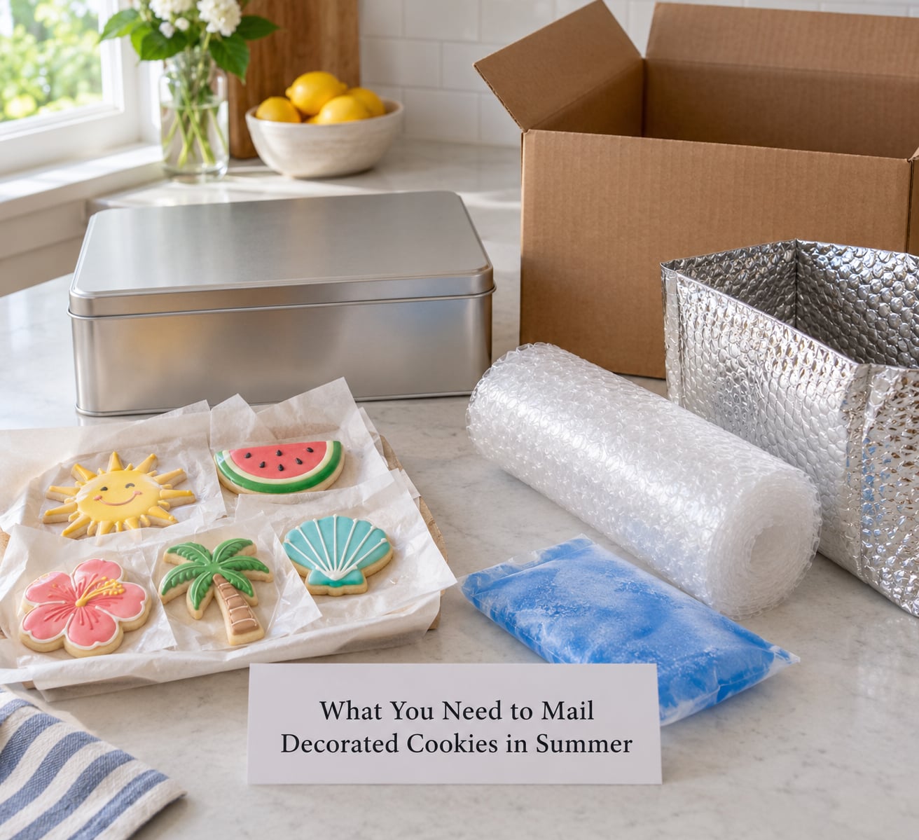 What You Need to Mail Decorated Cookies in Summer