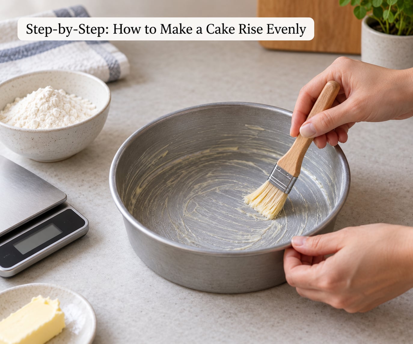 Step-by-Step: How to Make a Cake Rise Evenly
