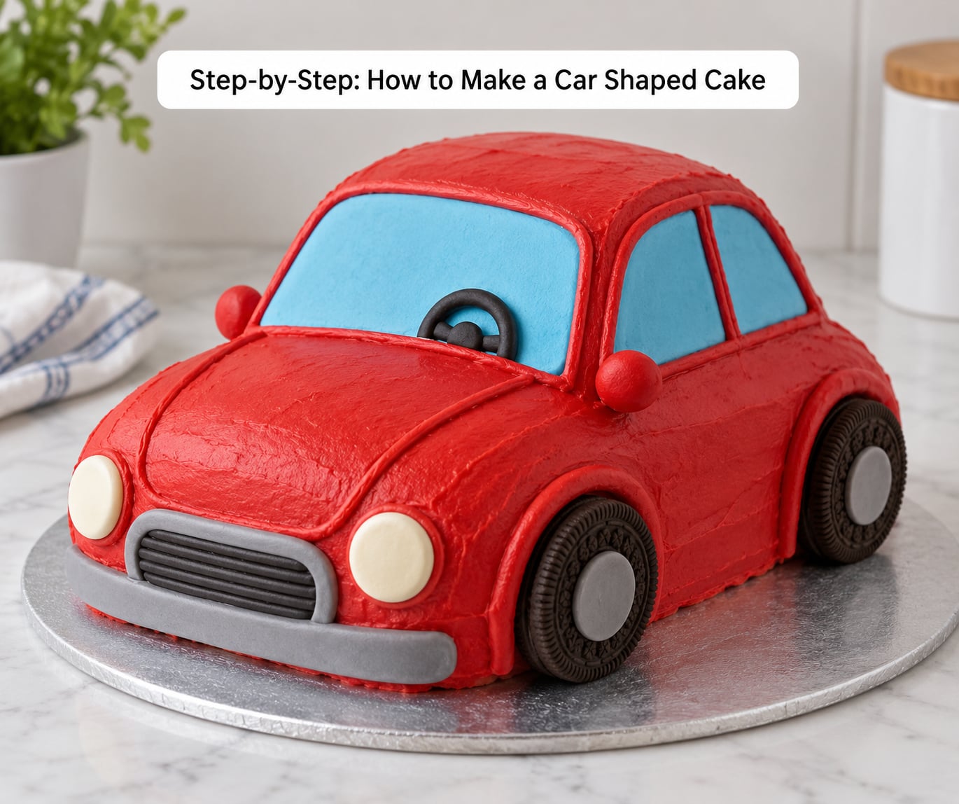 Step-by-Step: How to Make a Car Shaped Cake