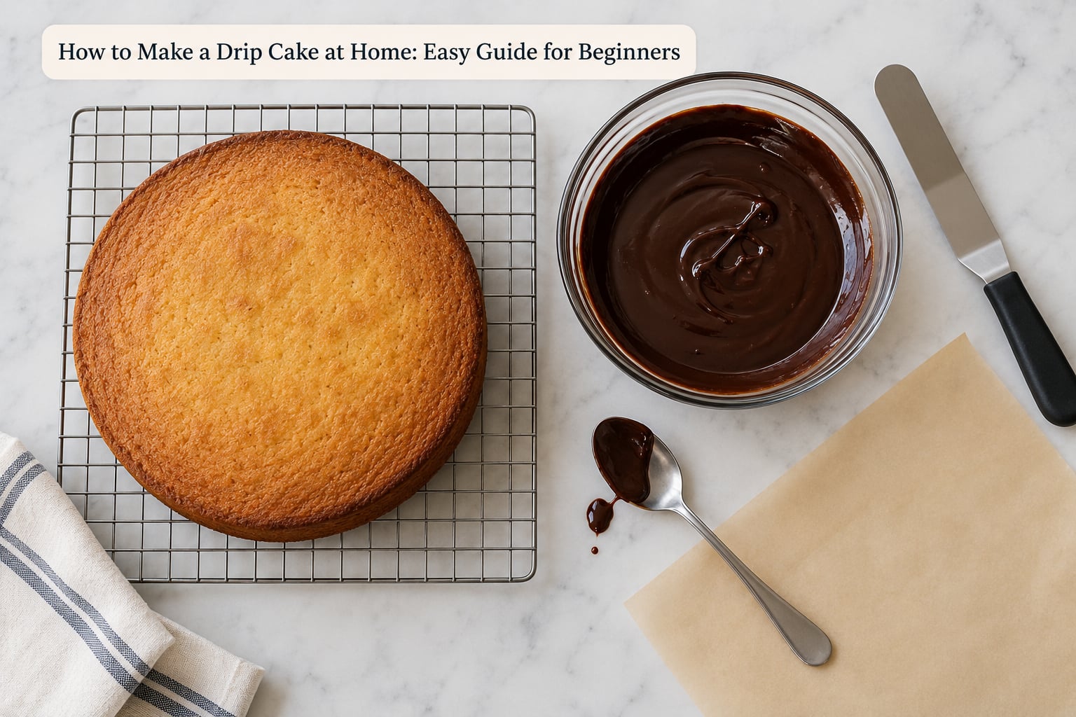 How to Make a Drip Cake at Home: Easy Guide for Beginners
