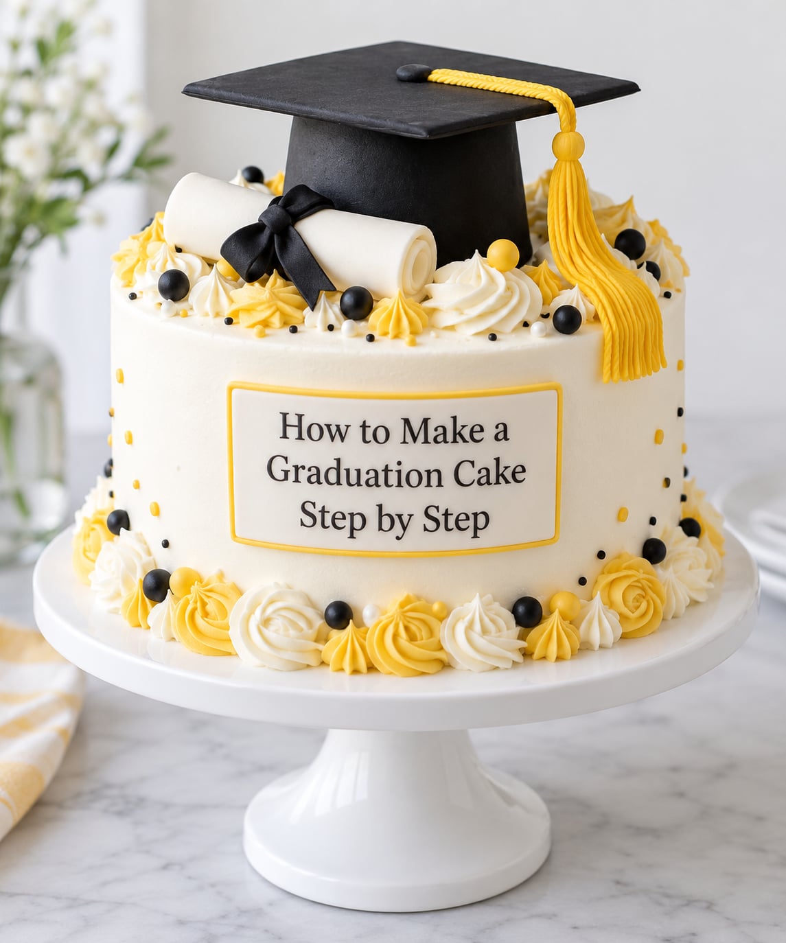 How to Make a Graduation Cake Step by Step
