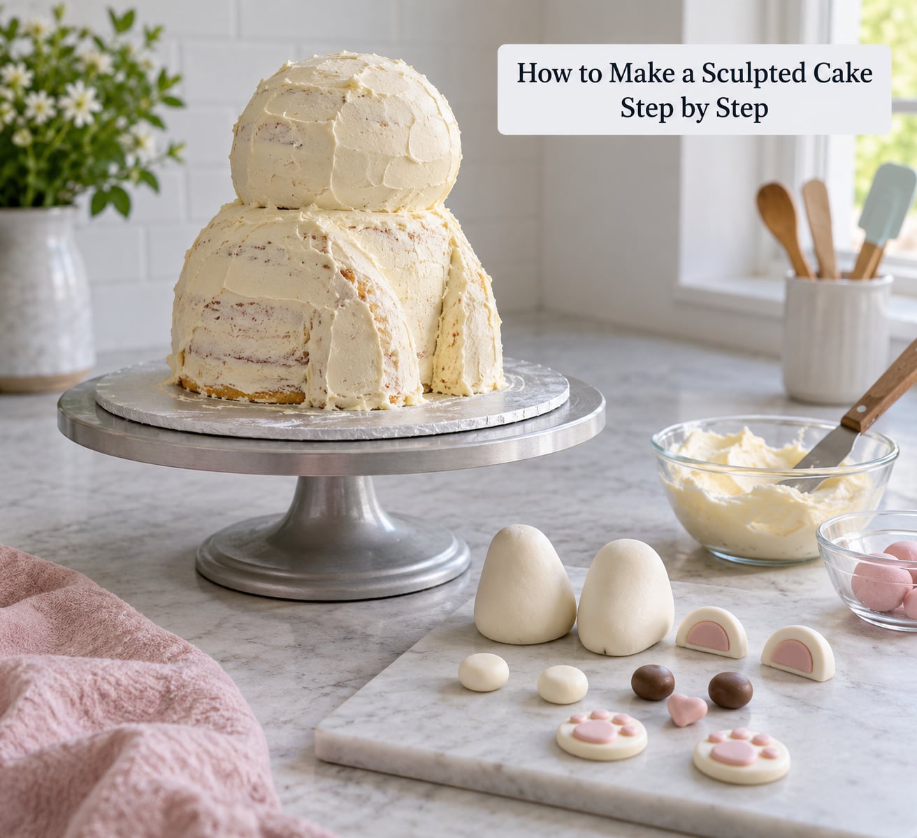 How to Make a Sculpted Cake Step by Step