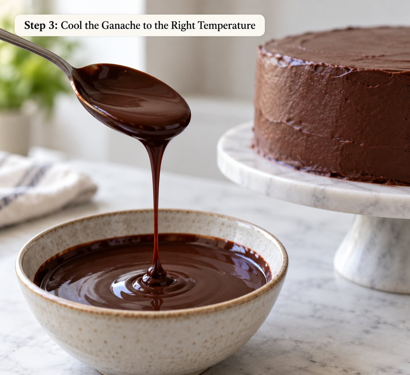 Step 3: Cool the Ganache to the Right Temperature