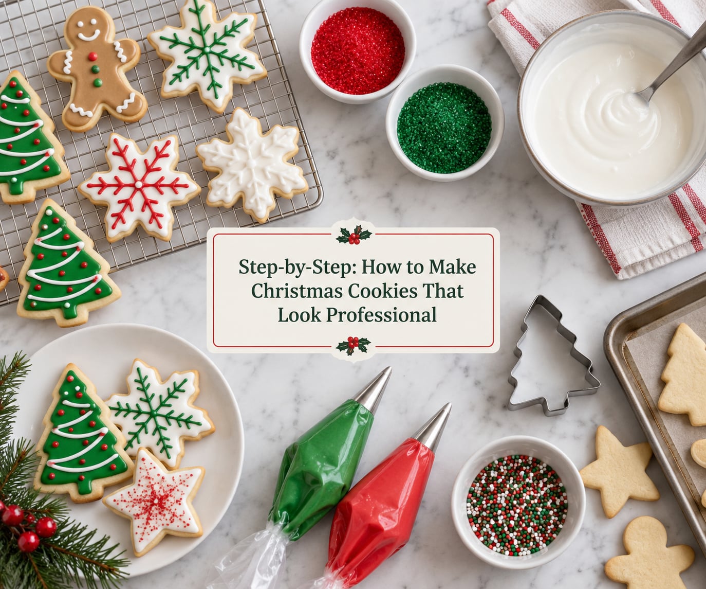Step-by-Step: How to Make Christmas Cookies That Look Professional