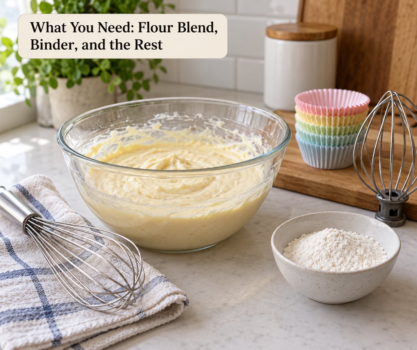 What You Need: Flour Blend, Binder, and the Rest