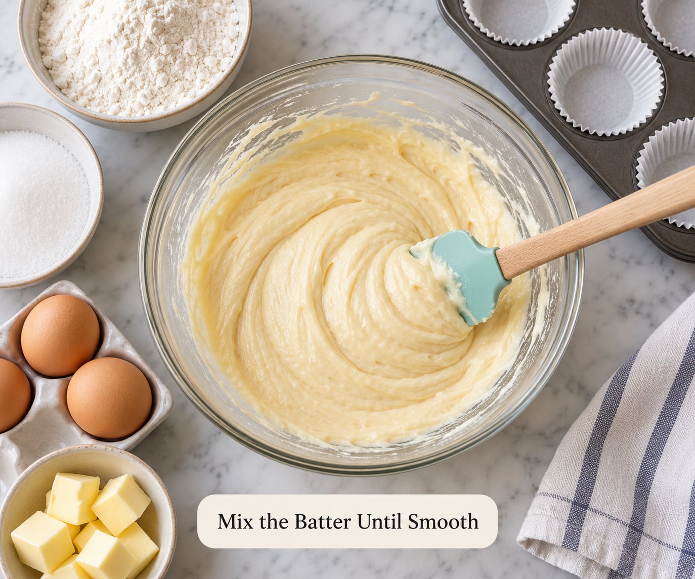 Mix the Batter Until Smooth